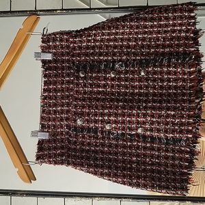 Zara Tweed Mini Skirt